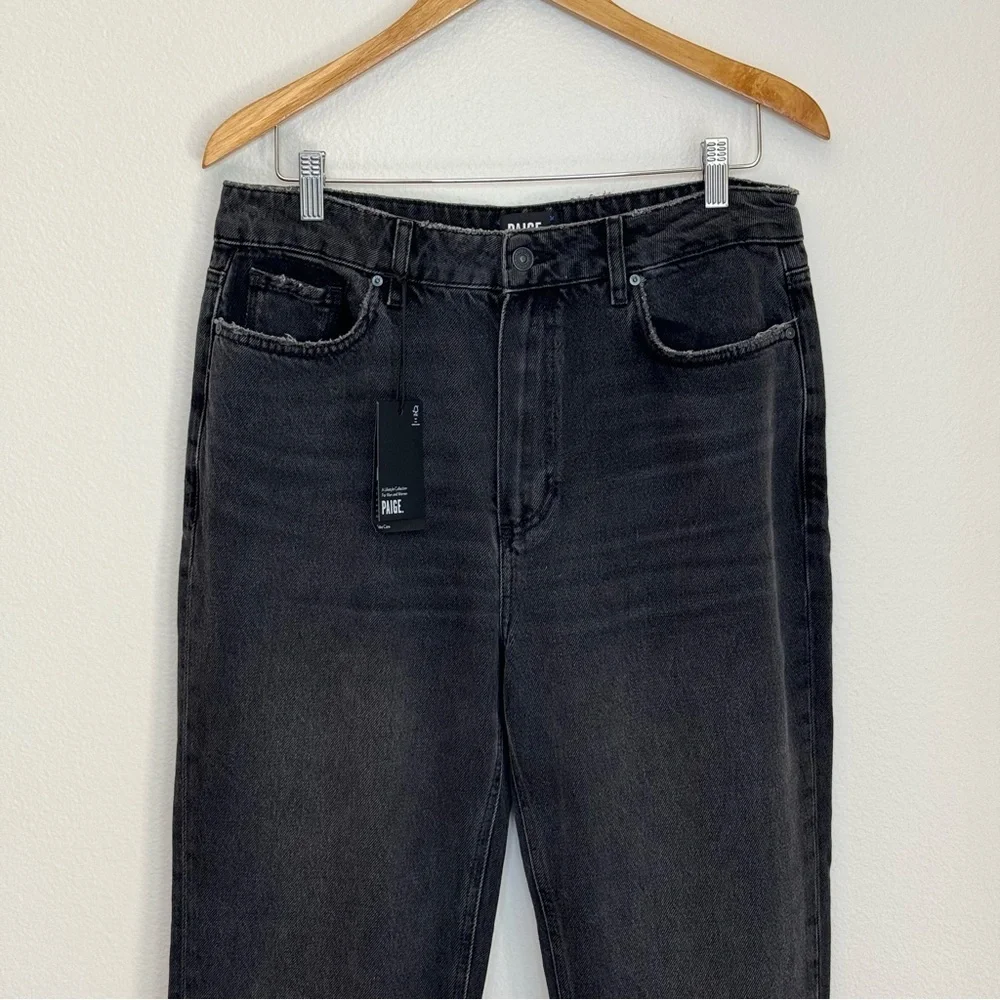 PAIGE black Noella High-Rise Straight Jeans SZ.31